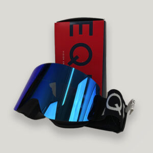 EQPE Q-View 1.0 Goggles – Black and Blue Mirror