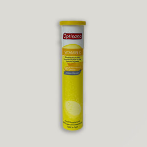 Optisana Vitamin C Brusetabletter – Lemon Flavour (20 stk.)